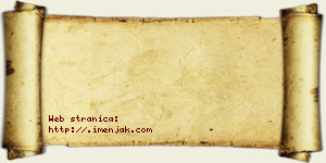 Anita Simjanović vizit kartica